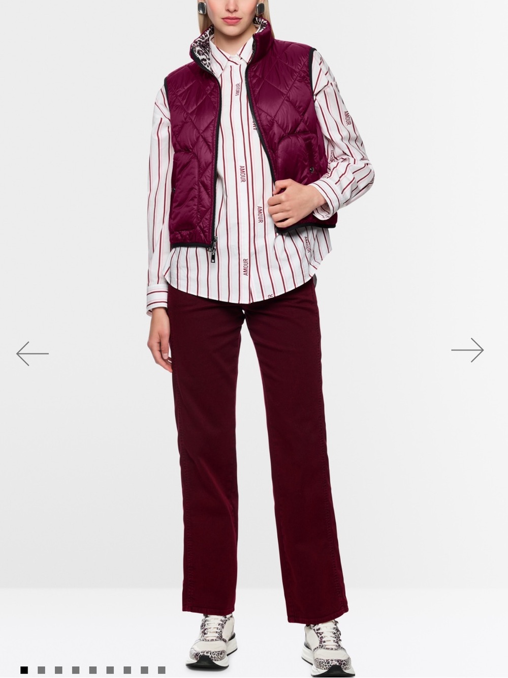 Marc Cain Reversible Quilted Vest